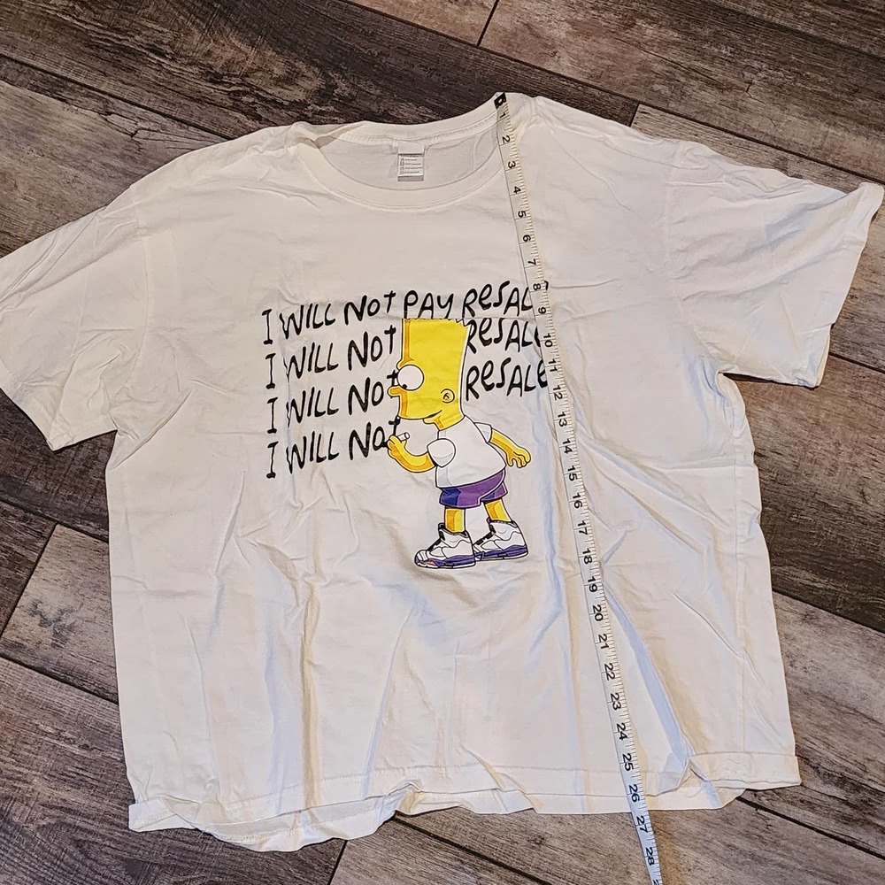 Men's Jordan Reverse Bel-Air Bart Simpson Bootleg sz XL